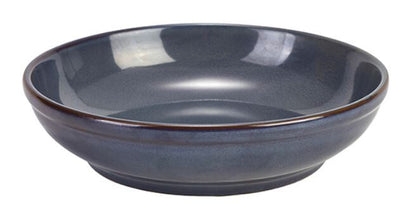 Terra Stoneware Rustic Blue Coupe Bowl 23cm (Box Of 6)