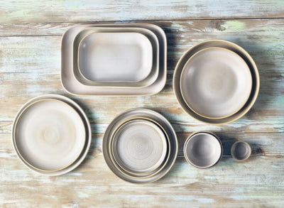 Terra Stoneware Antigo Barley Coupe Plate 27.5cm (Box Of 6)