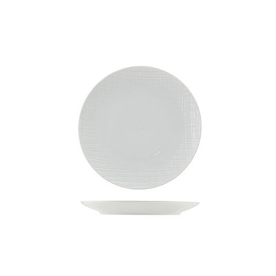 Incise Porcelain Lavara Coupe Plate 20cm (Box Of 6)