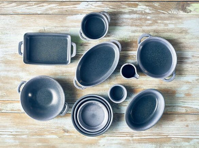 Forge Graphite Stoneware Tapas Dish 13cm (Box Of 6)