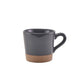 Genware Kava Dark Grey Stoneware Coffee Cup 34cl/ 12oz (Box Of 6)