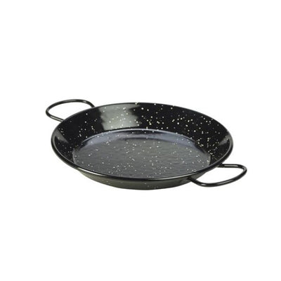 Enamel Paella Pan Black 20 X 2.5cm (Box Of 6)