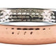 Copper Plated Hammered Presentation Plate 20 X 3cm (Box Of 12)