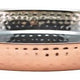 Copper Plated Hammered Presentation Plate 25 X 3cm (Box Of 12)