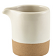 Genware Kava White Stoneware Jug 9cl / 3.2oz (Box Of 12)