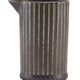 Terra Porcelain Fluted Jug 10cl/3.5oz Black (Box Of 12)