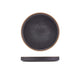 Genware Kava Black Stoneware Presentation Plate 18cm (Box Of 6)