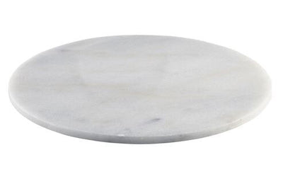 White Marble Platter 33cm Dia