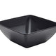 Black Melamine Curved Square Bowl 26.2 x 9.8cm (W x H) - 415cl/146.1oz