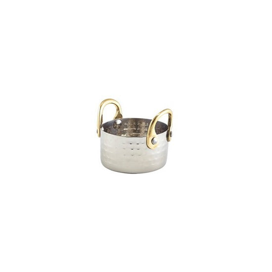 Stainless Steel Mini Hammered Casserole Dish 7.5 x 4cm 14cl / 5oz (Box Of 12)