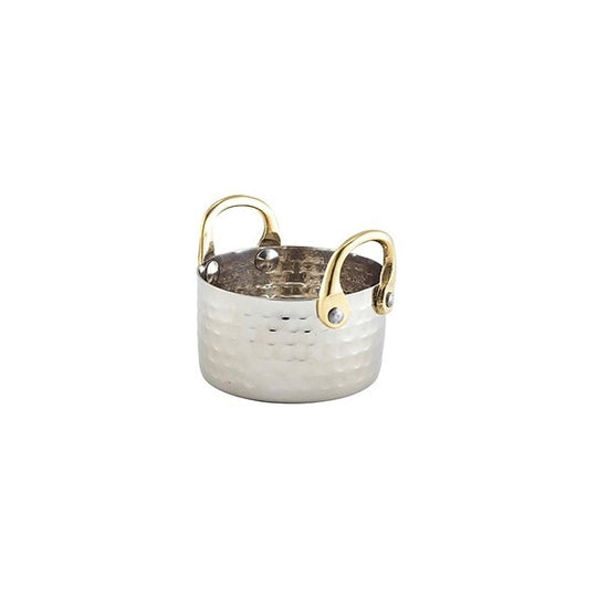 Stainless Steel Mini Hammered Casserole Dish 9.2 x 5cm 32cl / 11.25oz (Box Of 12)