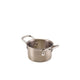 Genware Mini Stainless Steel Casserole Dish 9.2 x 5.2cm (Box Of 12)