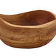 Genware Olive Wood Rustic Bowl 15cm (Box Of 6)
