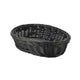Black Oval Polywicker Basket 22.5cm x 15.5cm x 6.5cm (Box Of 6)