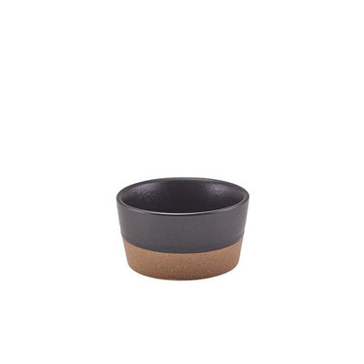 Genware Kava Black Stoneware Ramekin 7.5cl/ 2.5oz (Box Of 12)