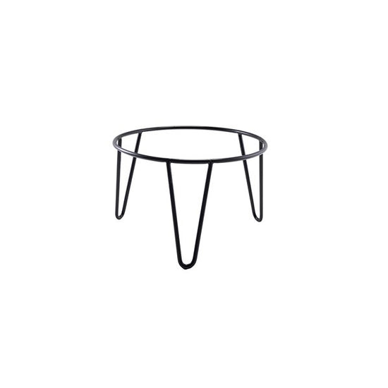 Genware Black Anti-Slip Hairpin Riser 242 x 150 x 213mm (Dia x H x Dia)