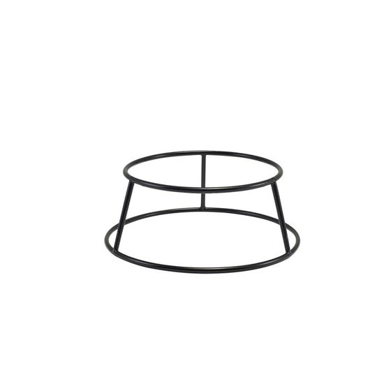 Genware Black Anti-Slip Round Buffet Riser 10cm