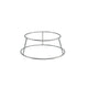 Genware Silver Anti-Slip Round Buffet Riser 10cm