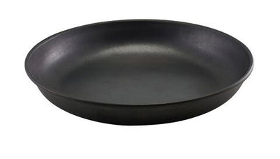 Coupe Plate Vintage Steel Black 24cm x 3.7cm (Box Of 12)
