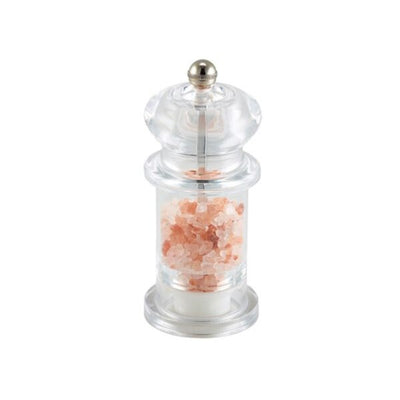 Genware Clear Salt/Pepper Grinder 14cm (Box Of 12)