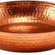 Genware Copper Hammered Aluminium Platter, 31 x 7cm (Dia x H)
