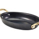 Oval Dish Vintage Steel Black 16.5 x 12.5cm 35cl / 12oz (Box Of 6)