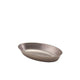 Genware Vintage Steel Oval Dish 17.5 x 11cm (Box Of 6)