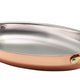 Oval Dish Copper Plated 34 x 23 x 4cm (L x W x H) (Box Of 3)
