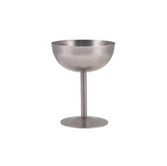 Genware Vintage Steel Stemmed Sundae Cup 13cm (Box Of 12)