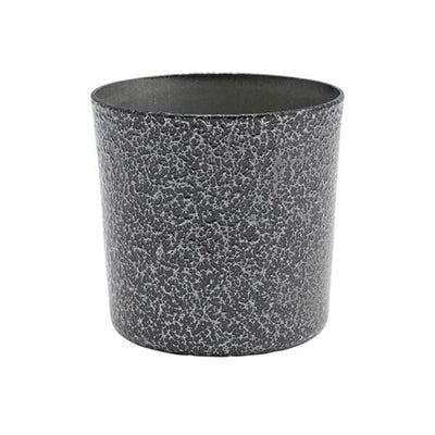 Hammered Stainless Steel Serving Cup 8.5 x 8.5cm 42cl / 14.8oz (Box Of 12)