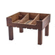 Rustic Wooden Display Crate Stand GN 1/2