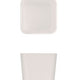 Tokyo Melamine Small Bento Box Insert 8.3 x 7cm White (Box Of 6)