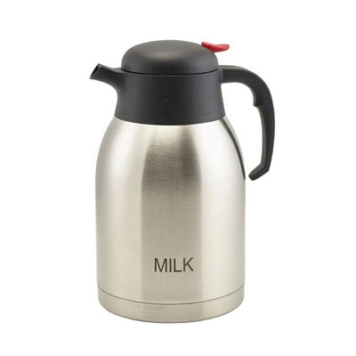 Inscribed Vacuum Milk Jug S/S 2Ltr