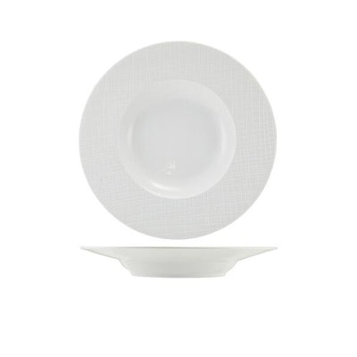 Incise Porcelain Lavara Winged Soup Bowl 24cm (Box Of 4)
