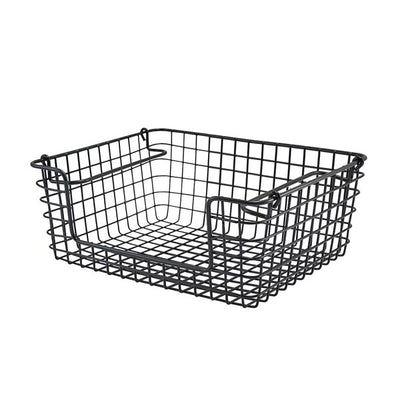 Genware Black Wire Open Sided Display Basket GN 1/2 31.5cm x 25.5cm x 12cm