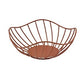 Wire Basket Lotus Leaf Copper 20 x 8cm