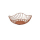 Wire Basket Lotus Leaf Copper 28.5 x 10cm