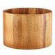 Genware Acacia Wood Straight Sided Bowl 22.5cm x 15cm