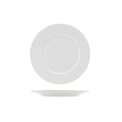 Incise Porcelain Solara Winged Plate 20cm (Box Of 6)