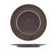Terra Porcelain Fluted Winged Plate 29cm Black (Box Of 6)