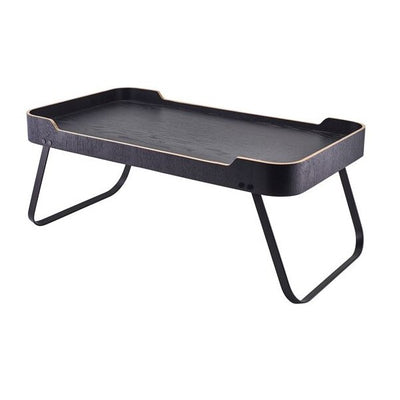 Genware Black Wood Veneer Room Service Tray 59 x 30 x 23cm