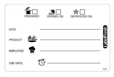 Harfield Removable Warning Label Roll Of 500 - Universal (801Uni)