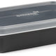 Harfield Black Rectangular Bowl With Clear Lid 950ml (A695bla)