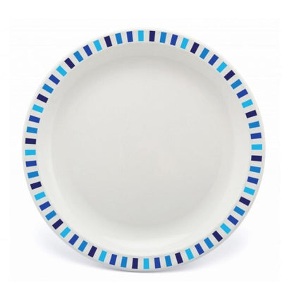 Harfield Duo Polycarbonate Plate 25.5cm With Patterned Rim (228P)