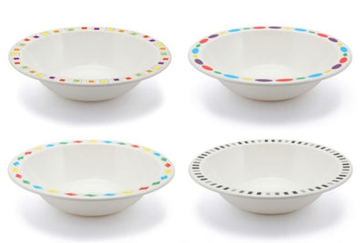 Harfield Duo Polycarbonate Bowl 15cm With Patterned Rim (149P)