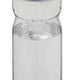 Harfield Copolyester Water Bottle 600ml Clear With Coloured Flip Lid (484)
