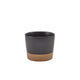 Genware Kava Black Stoneware Chip Cup 9 x 7.4cm (Box Of 6)