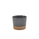 Genware Kava Dark Grey Stoneware Chip Cup 9 x 7.4cm (Box Of 6)