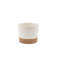 Genware Kava White Stoneware Chip Cup 9 x 7.4cm (Box Of 6)
