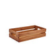 Genware Acacia Wood Low Box/ Riser GN 1/3